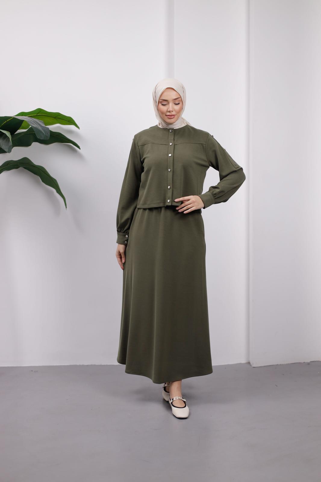 ÖRME KUPRA ETEKLİ TAKIM