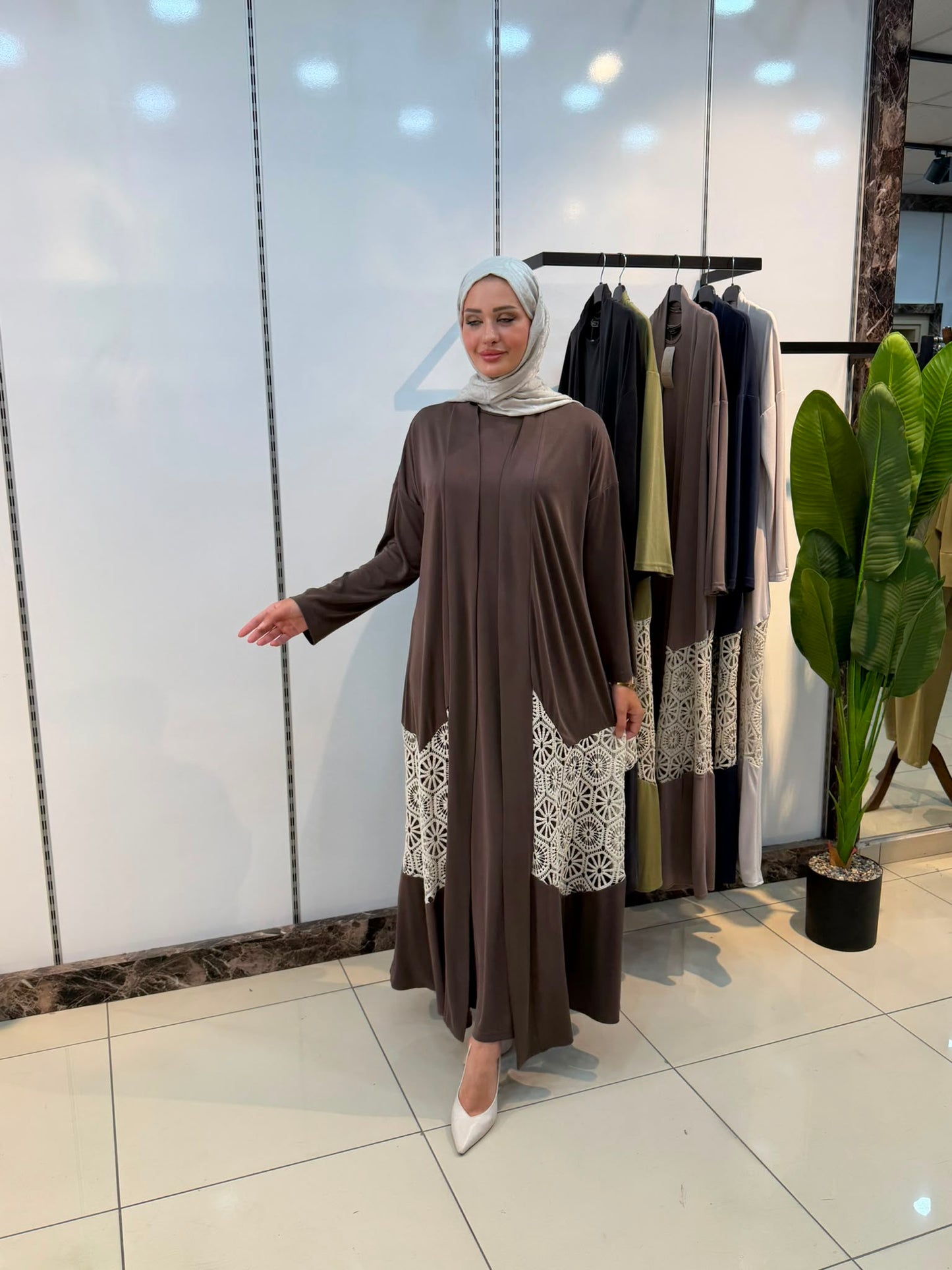 PİKE ABAYA TAKIM