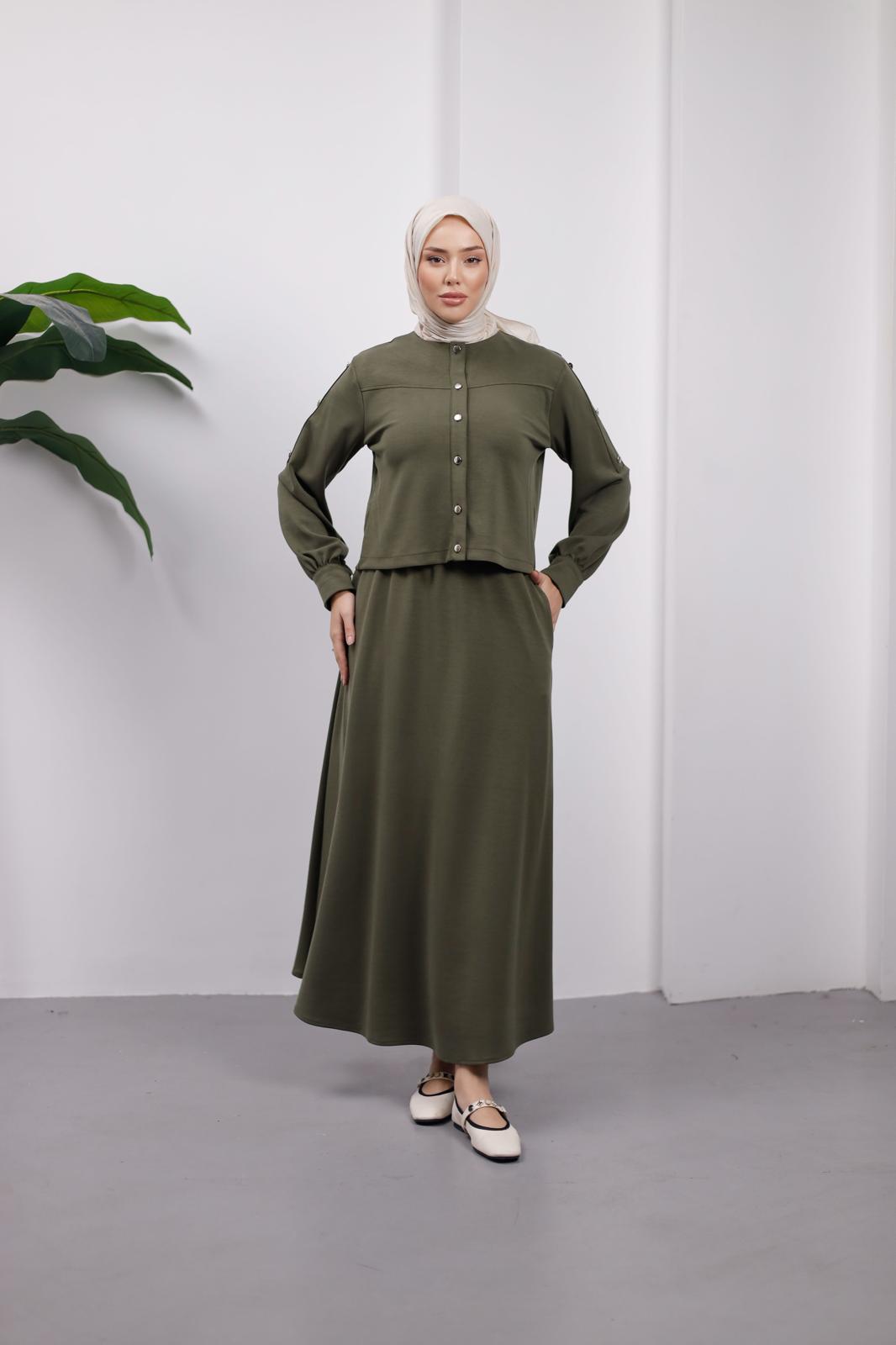 ÖRME KUPRA ETEKLİ TAKIM