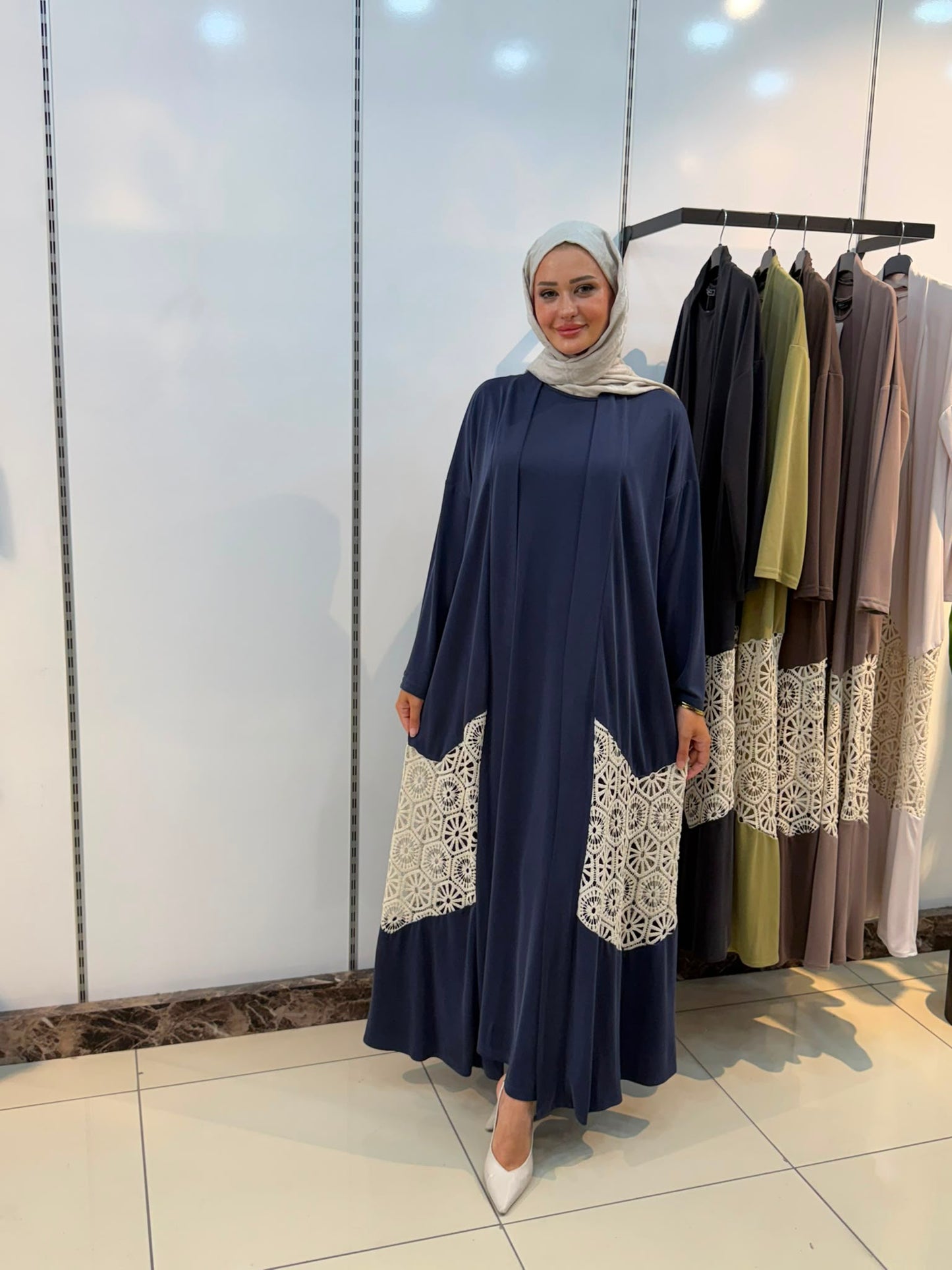 PİKE ABAYA TAKIM