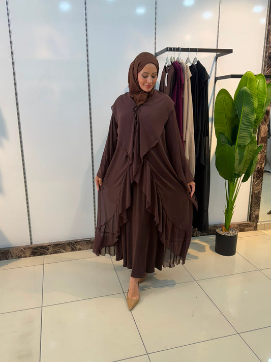ŞİFON ABAYA TAKIM