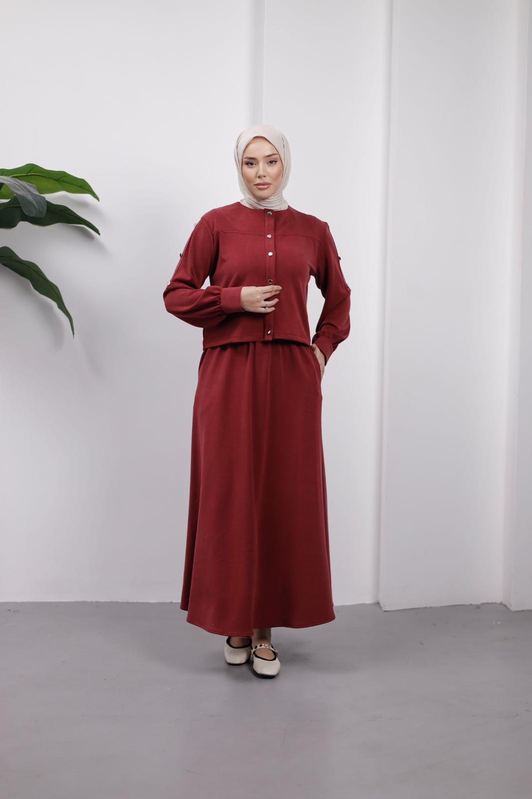 ÖRME KUPRA ETEKLİ TAKIM