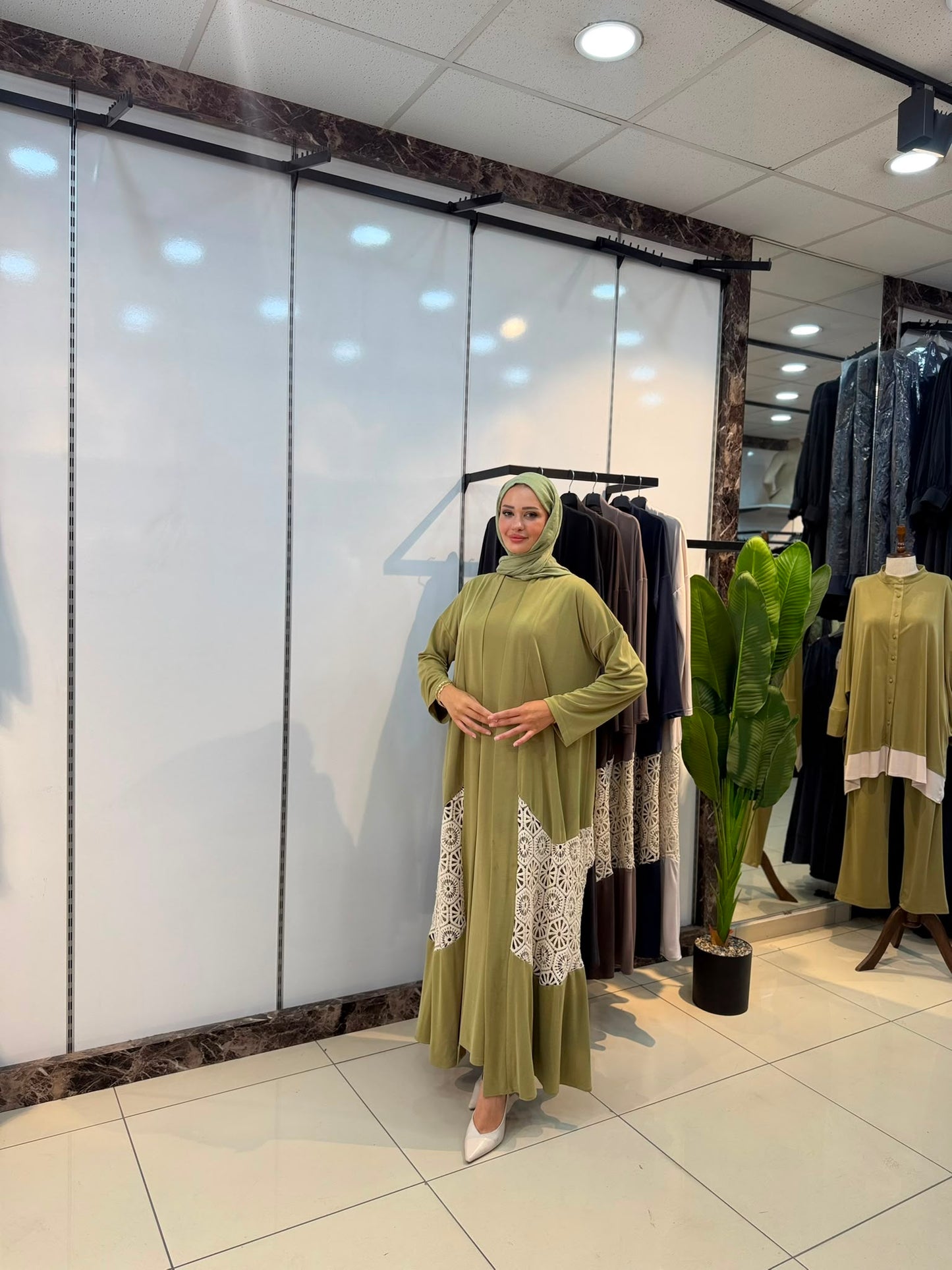 PİKE ABAYA TAKIM
