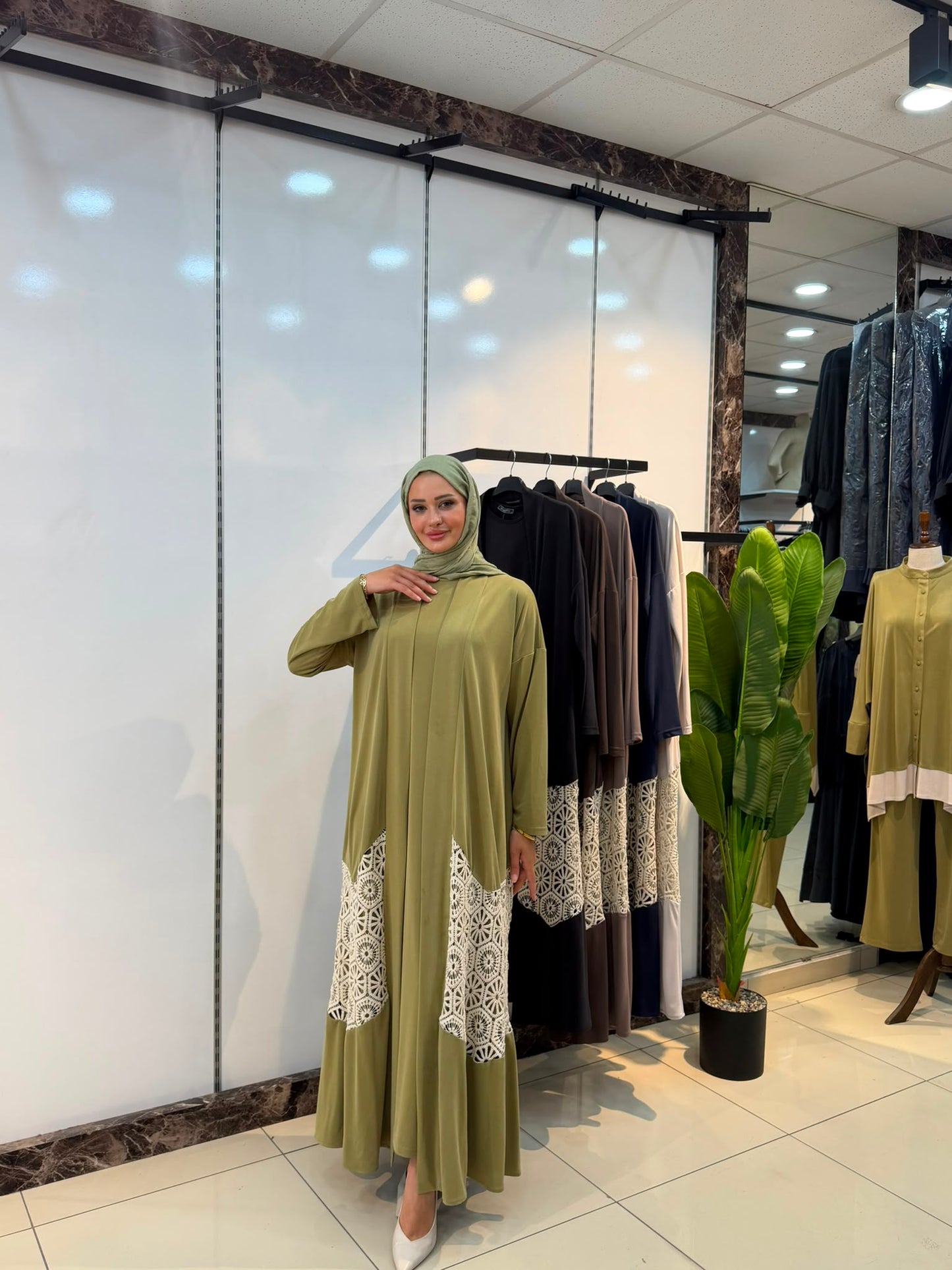 PİKE ABAYA TAKIM