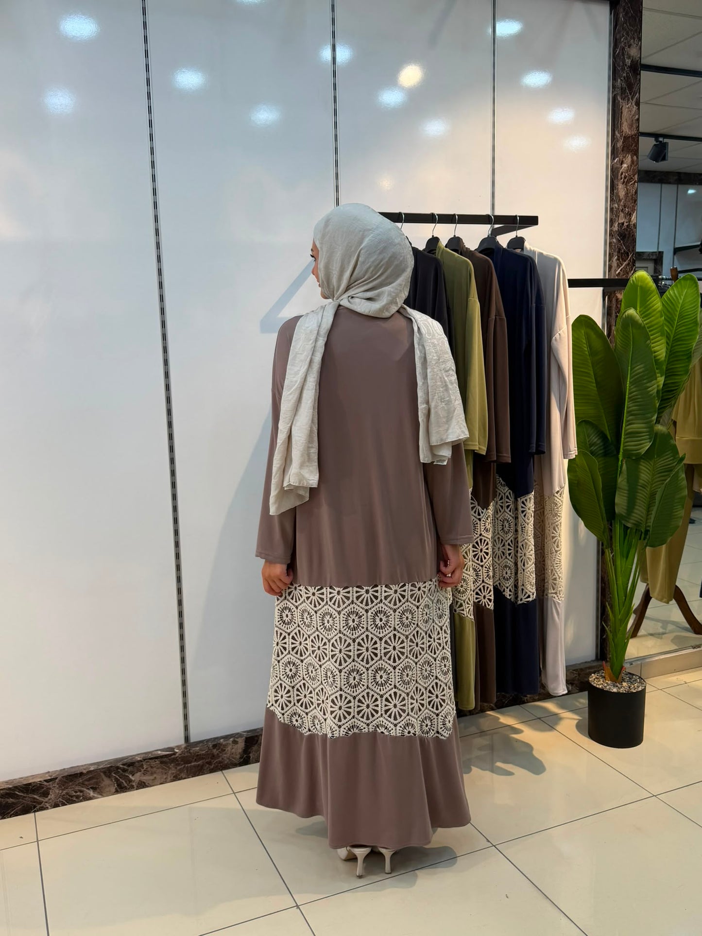 PİKE ABAYA TAKIM