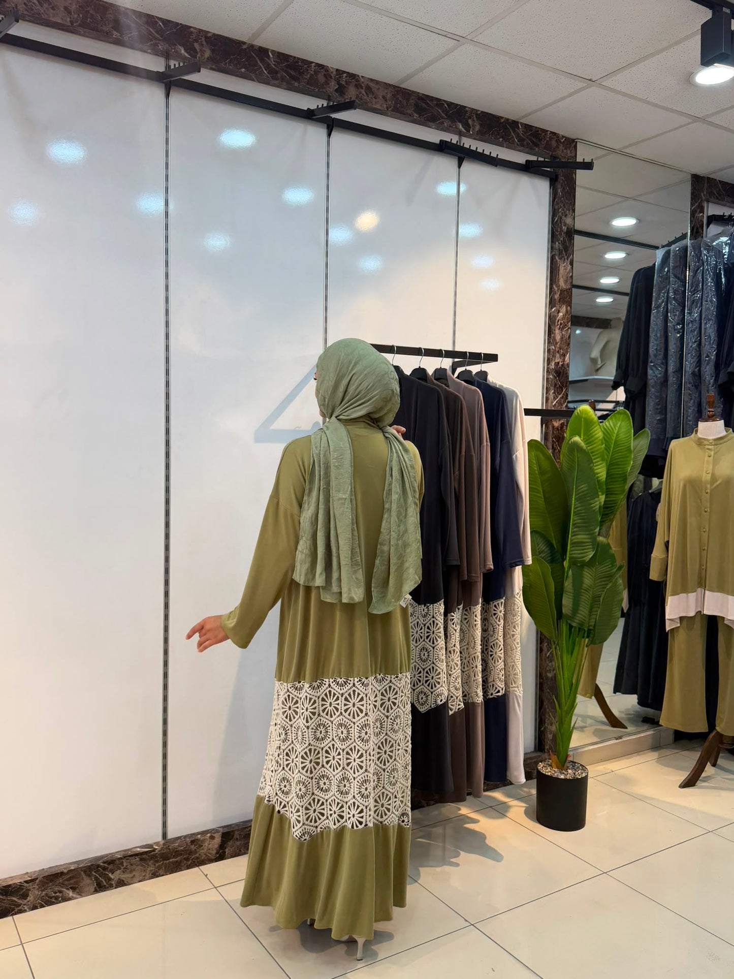 PİKE ABAYA TAKIM