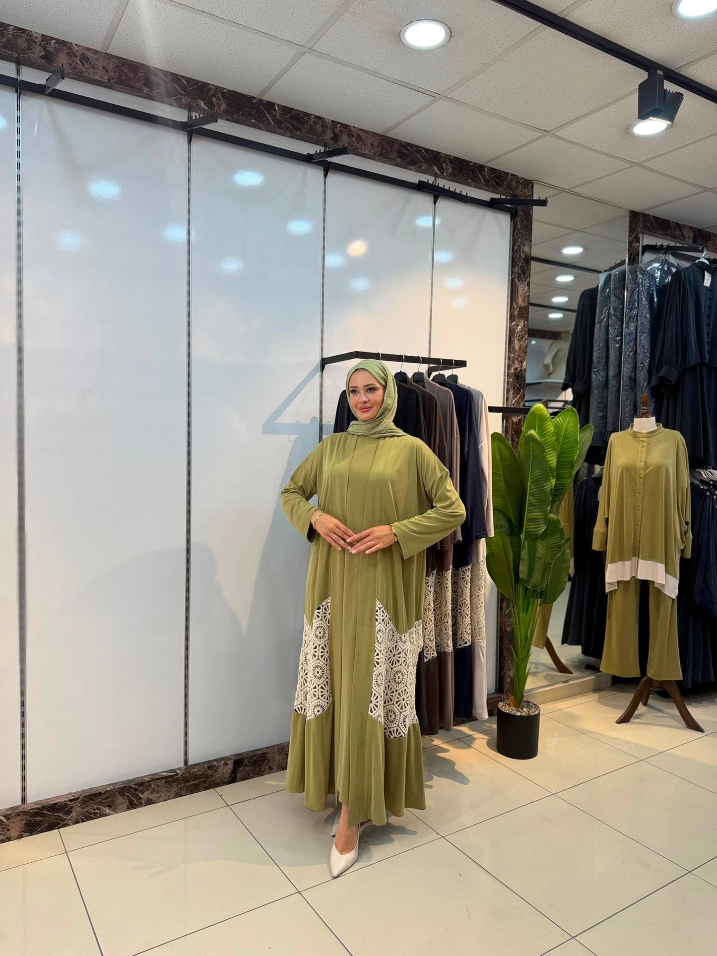 PİKE ABAYA TAKIM