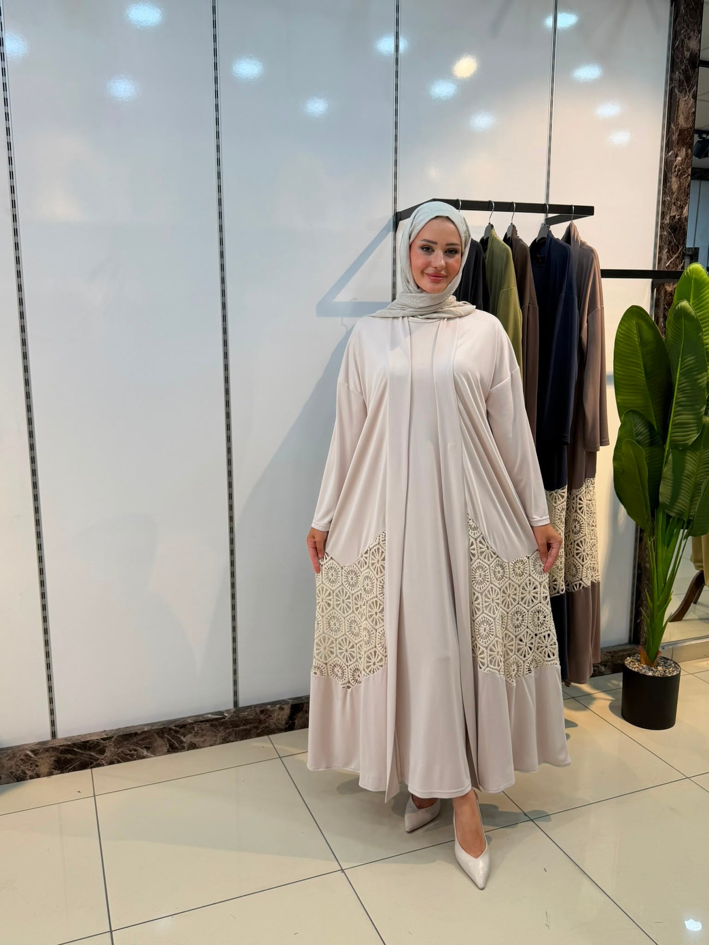 PİKE ABAYA TAKIM