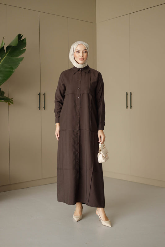 TENSEL NERVÜRLÜ GÖMLEK FERACE