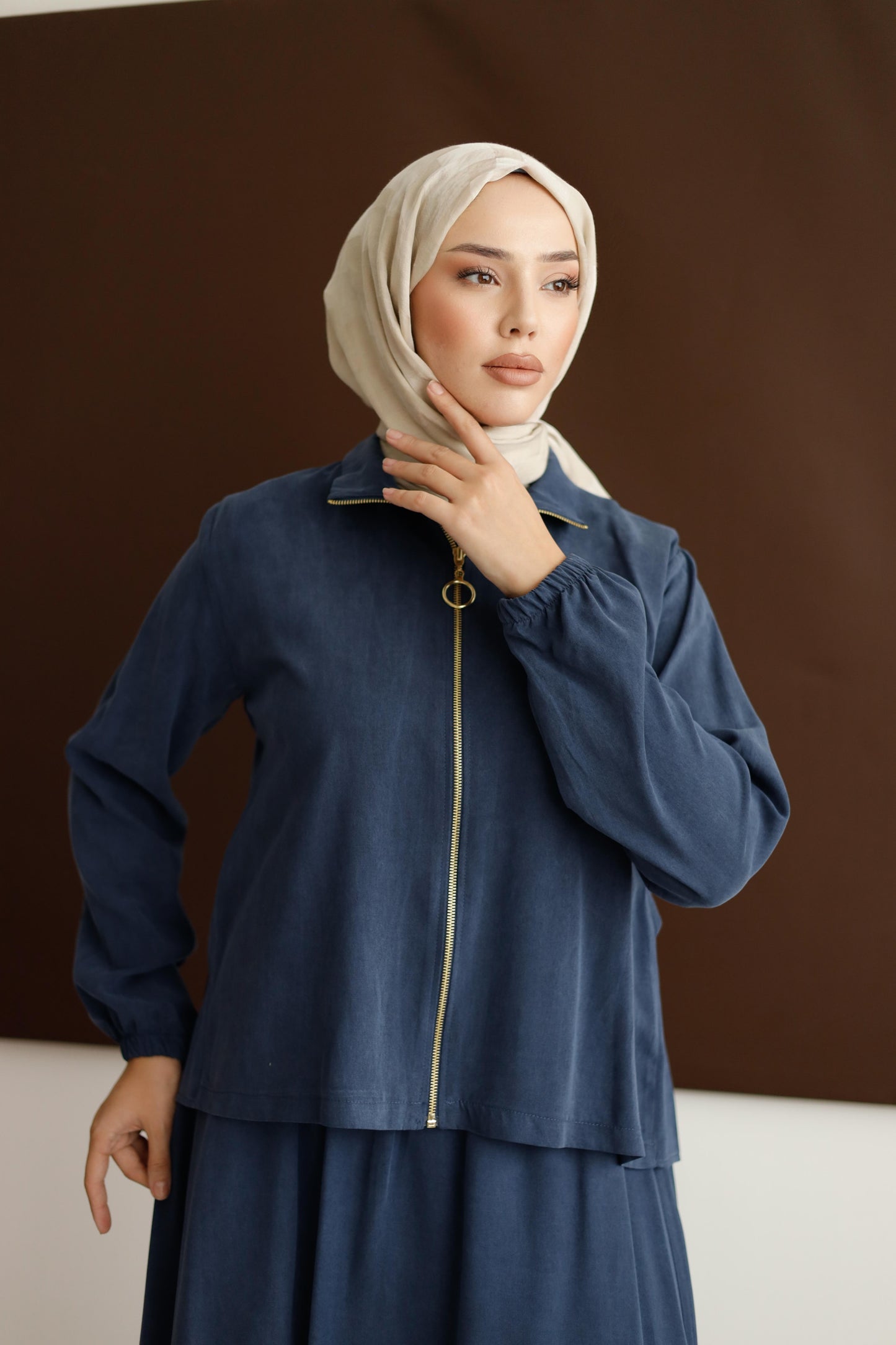 ORGANİK KUMAŞ ETEKLİ TAKIM