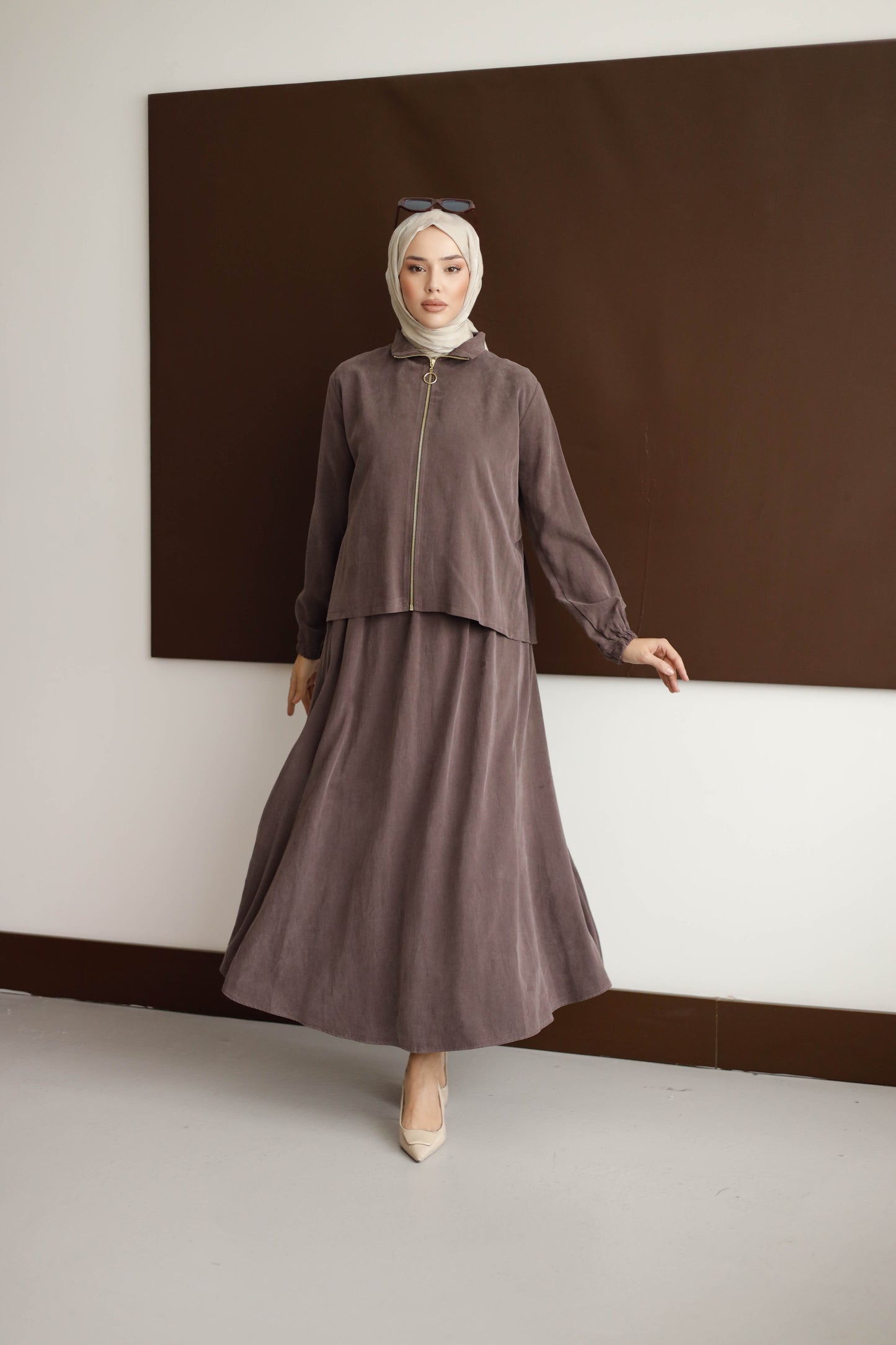 ORGANİK KUMAŞ ETEKLİ TAKIM