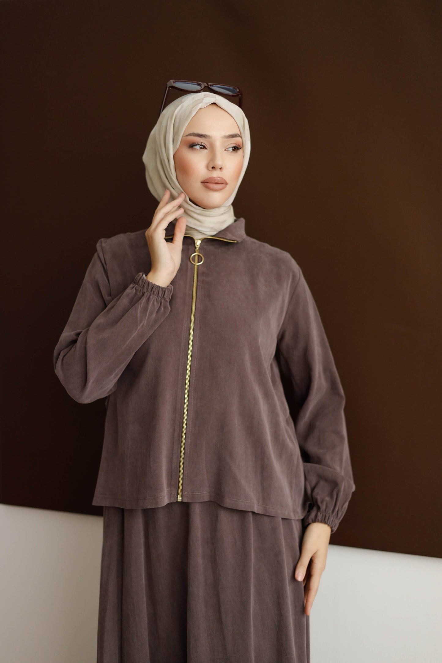 ORGANİK KUMAŞ ETEKLİ TAKIM