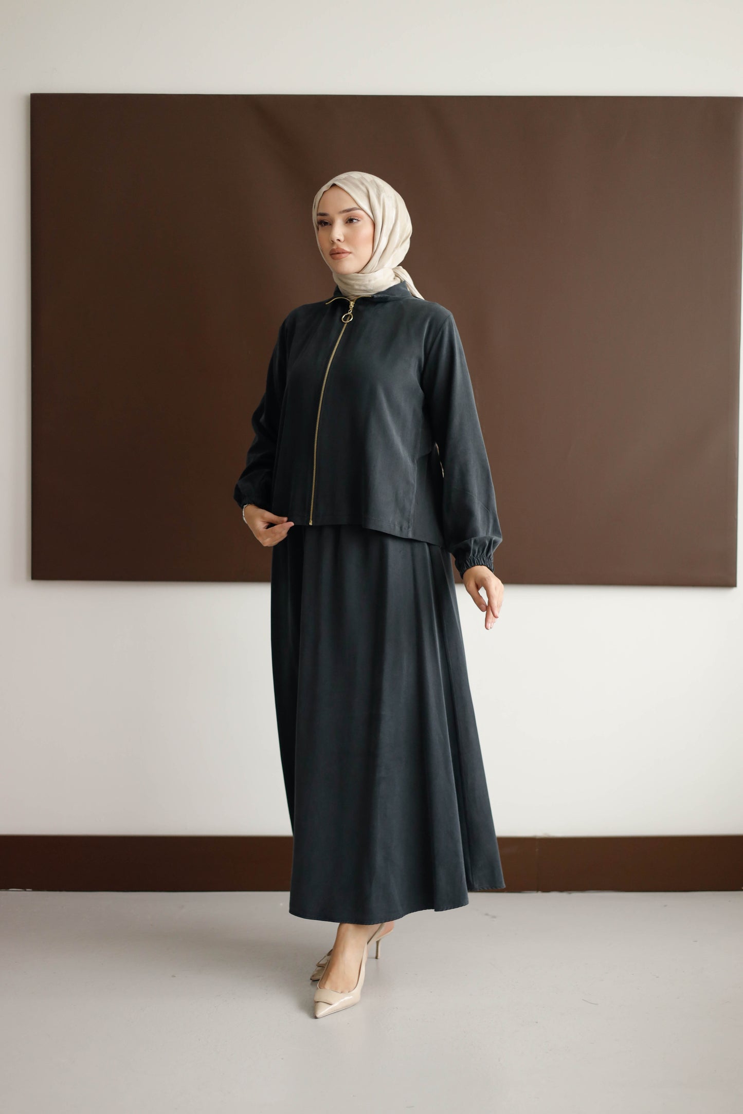 ORGANİK KUMAŞ ETEKLİ TAKIM