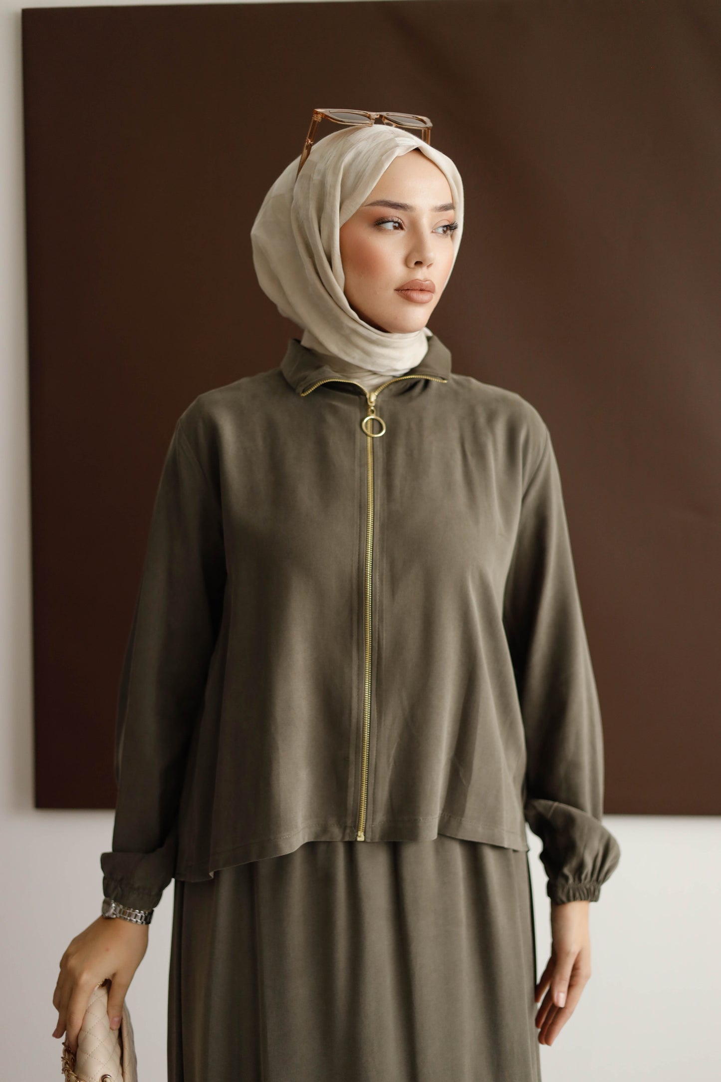 ORGANİK KUMAŞ ETEKLİ TAKIM