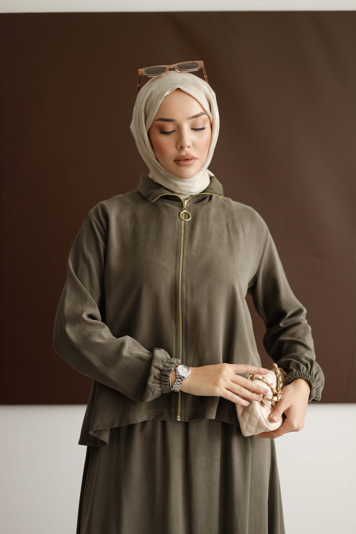 ORGANİK KUMAŞ ETEKLİ TAKIM