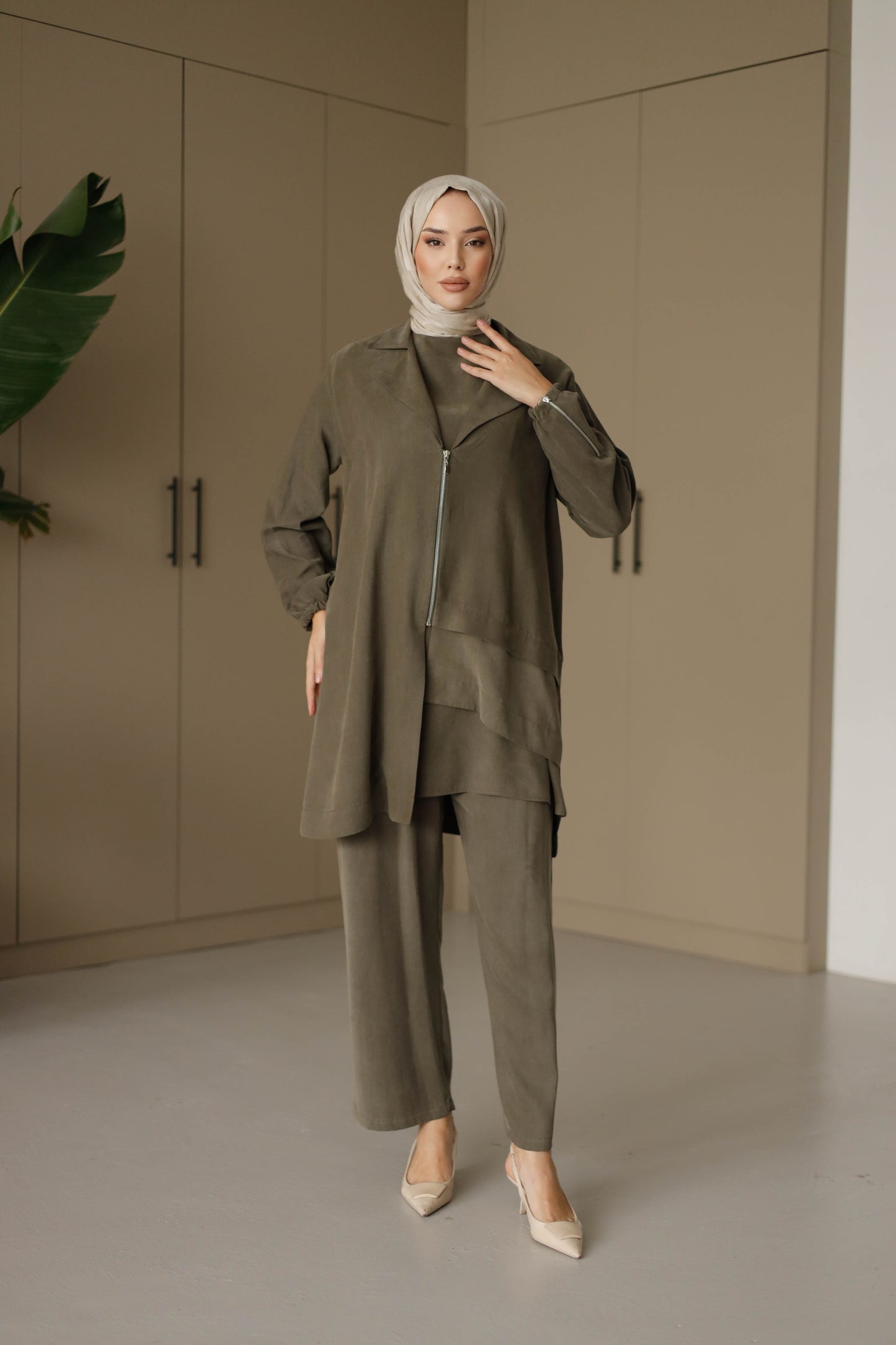 ORGANİK KUMAŞ ÜÇLÜ TAKIM