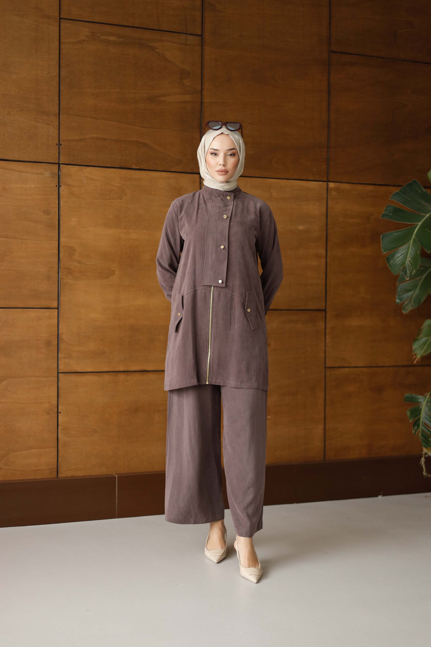 ORGANİK KUMAŞ DÜĞMELİ TAKIM