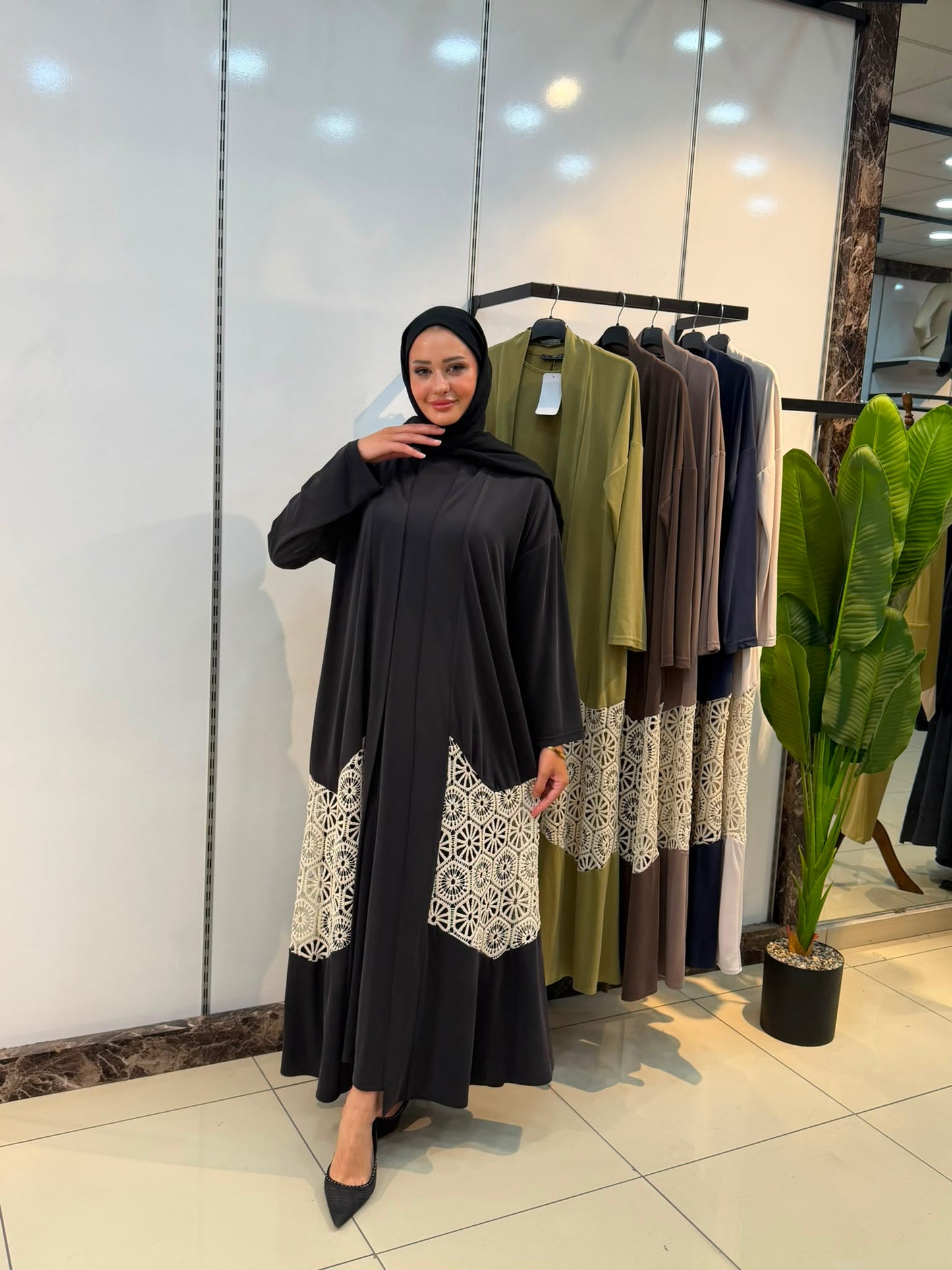 PİKE ABAYA TAKIM