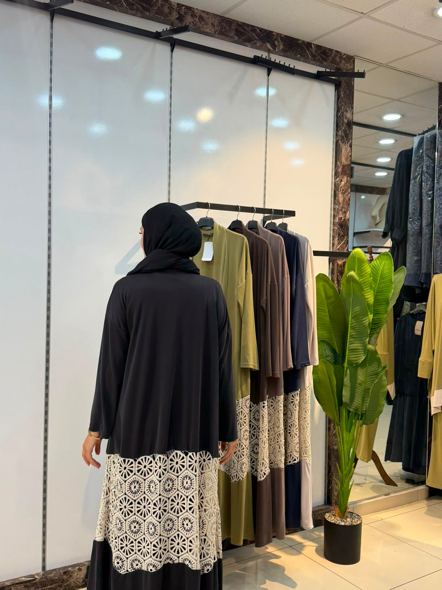 PİKE ABAYA TAKIM