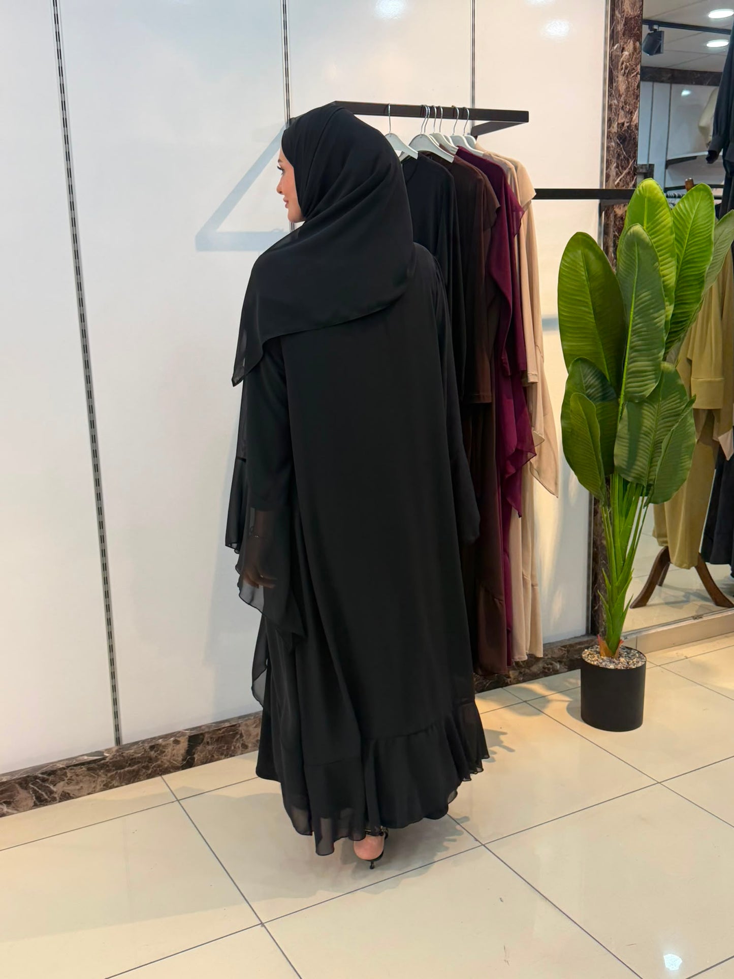 ŞİFON ABAYA TAKIM
