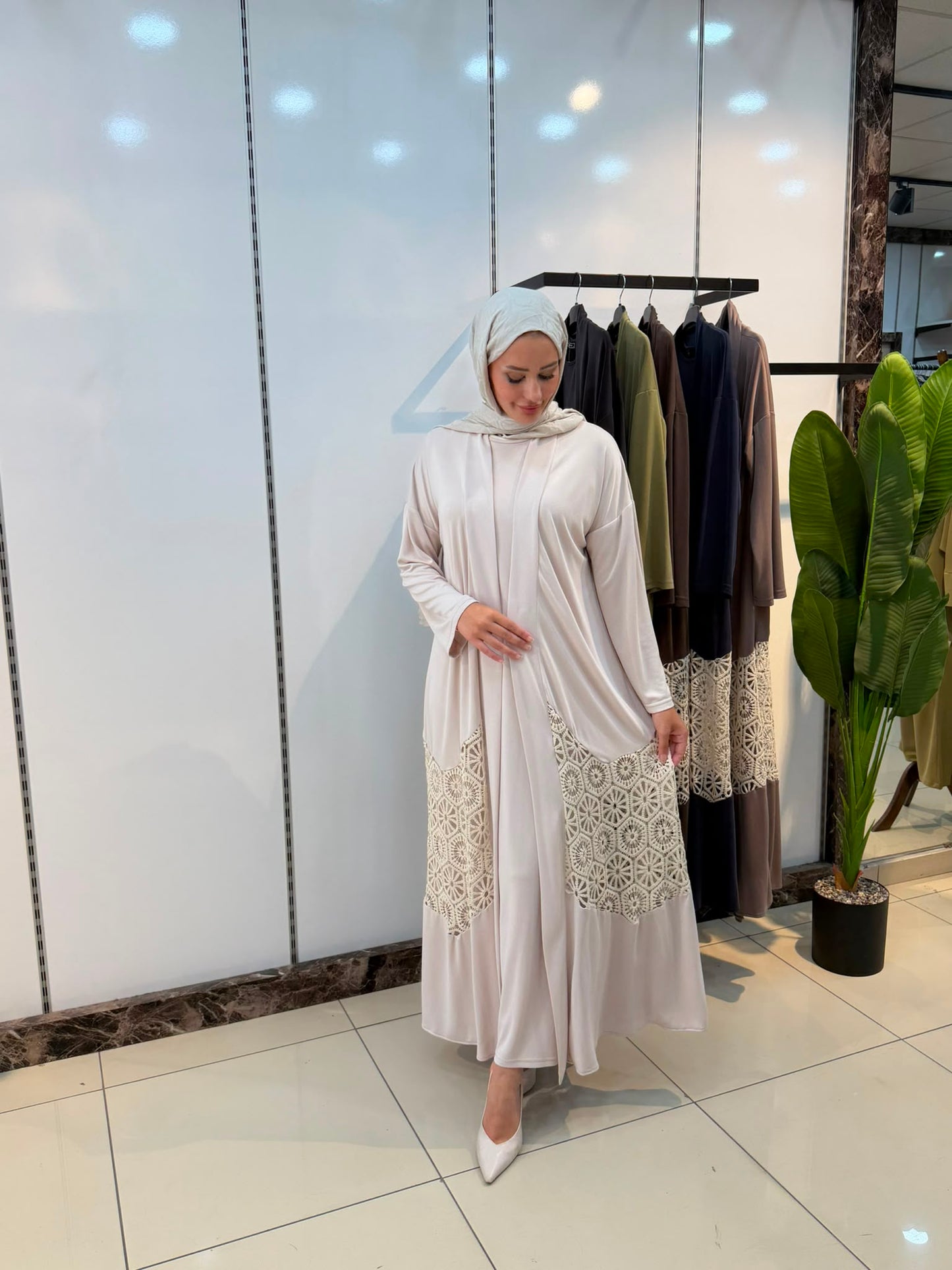 PİKE ABAYA TAKIM
