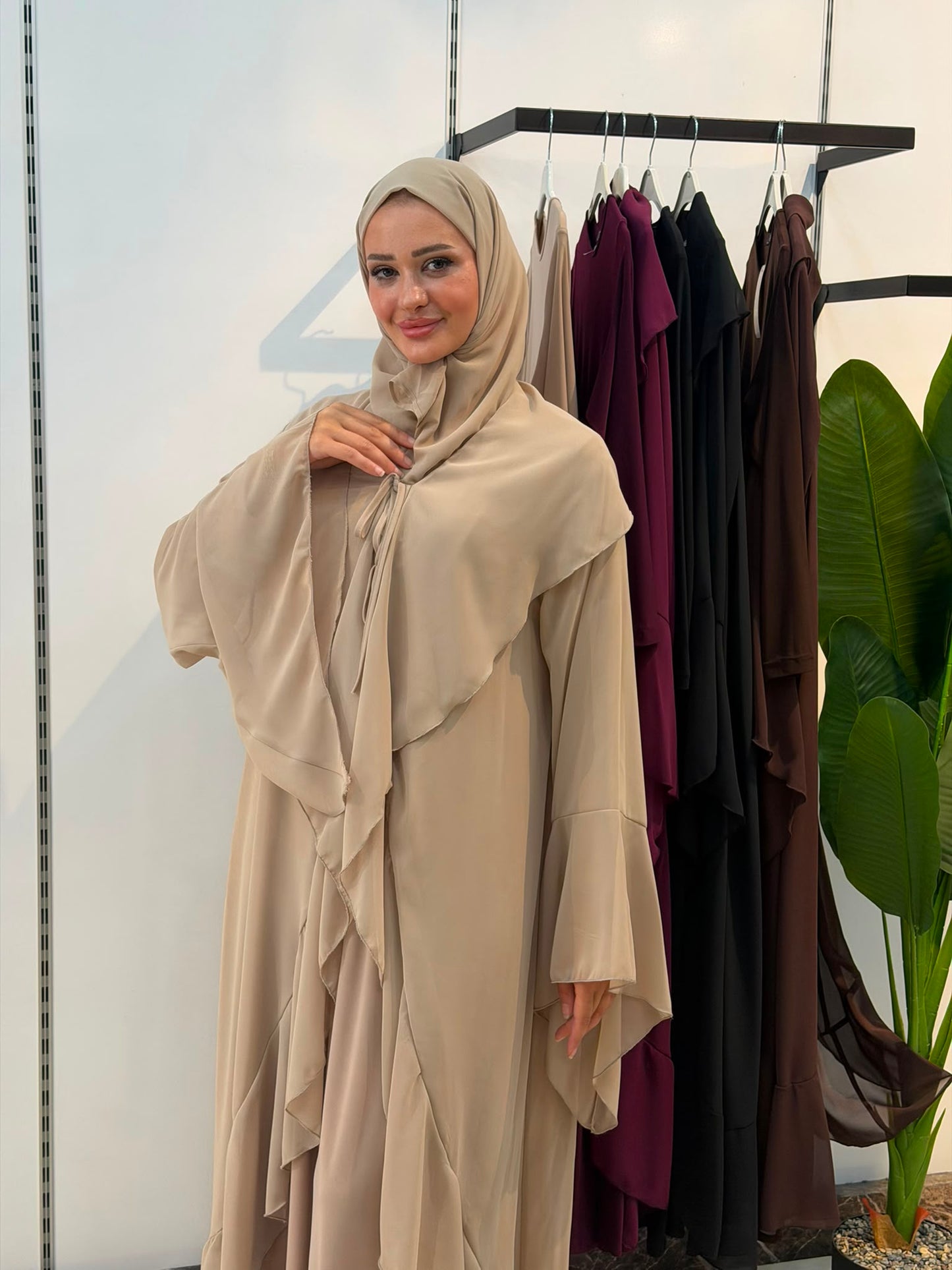 ŞİFON ABAYA TAKIM