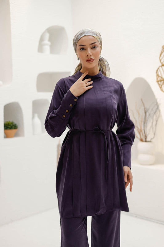 İPEK KUPRA PİLE DETAYLI TAKIM