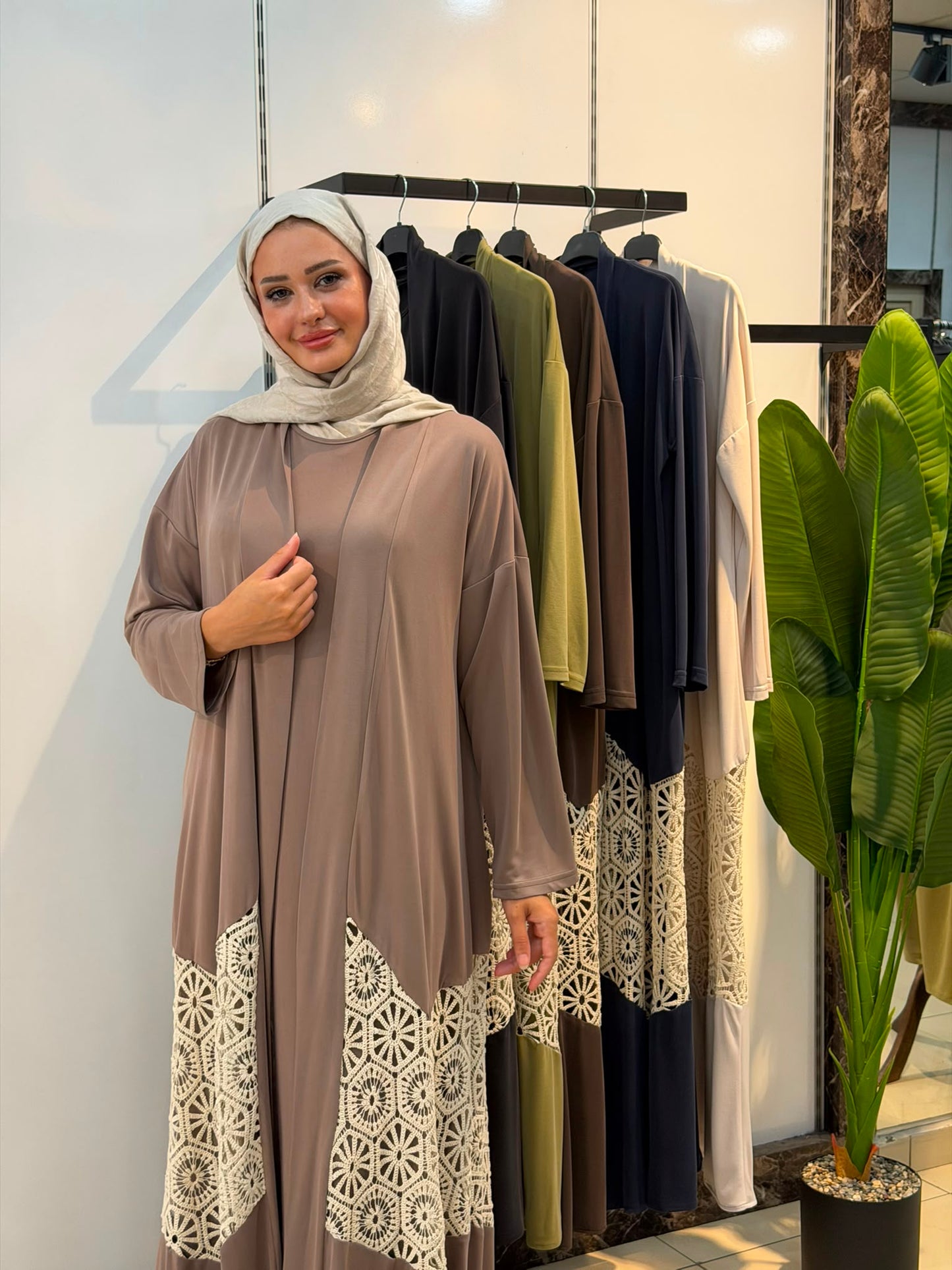 PİKE ABAYA TAKIM